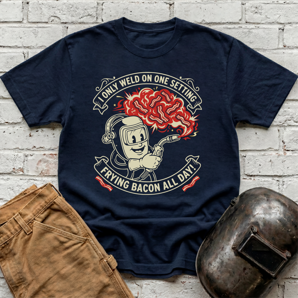 FRYING BACON All day T-shirt