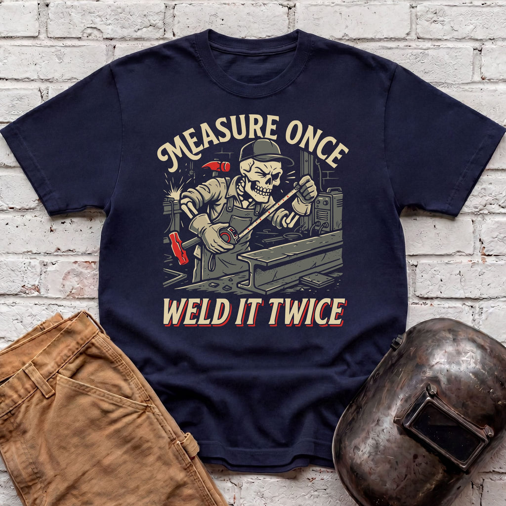 Measure Once, Weld Twice T-shirt