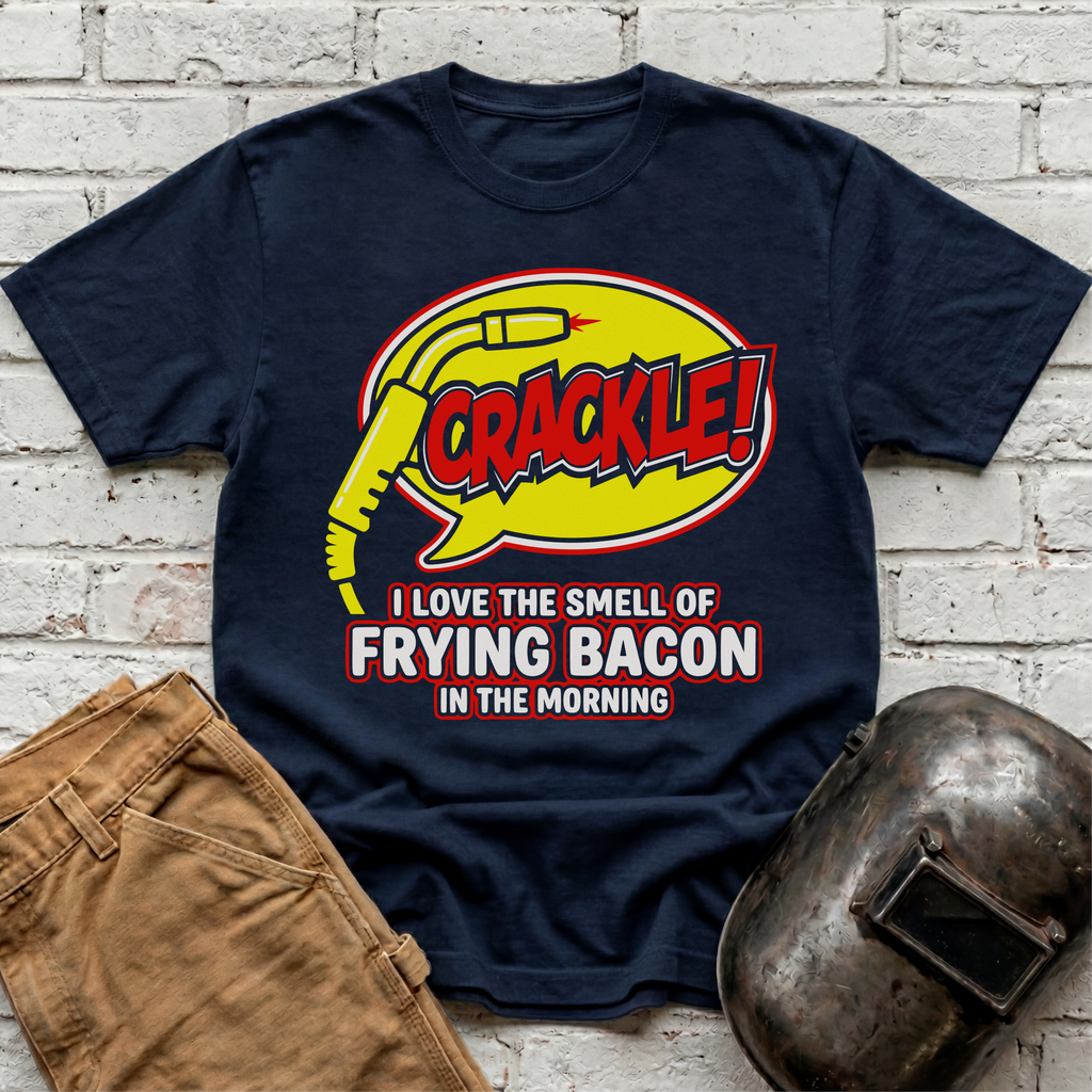 CRACKLE Frying Bacon T-shirt