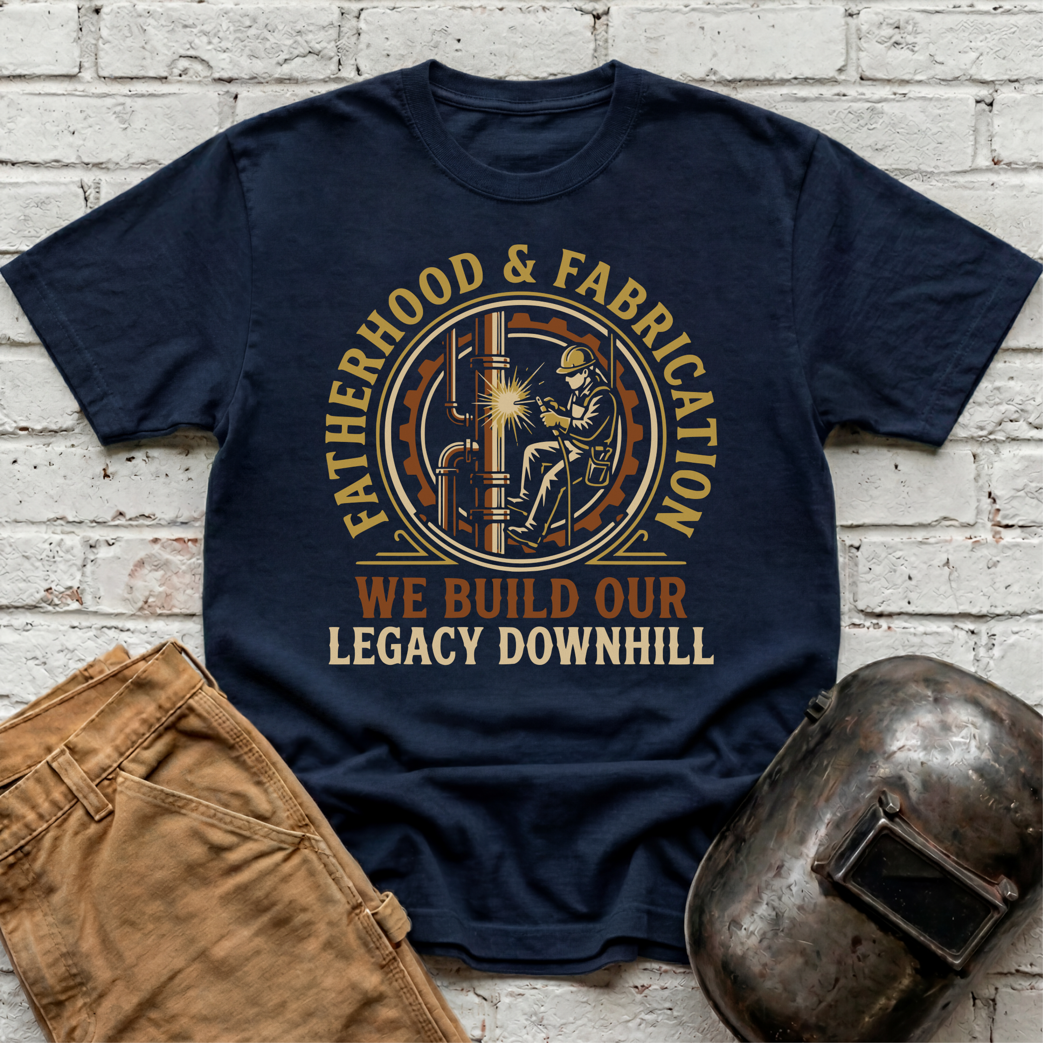 Fatherhood & Fabrication T-shirt