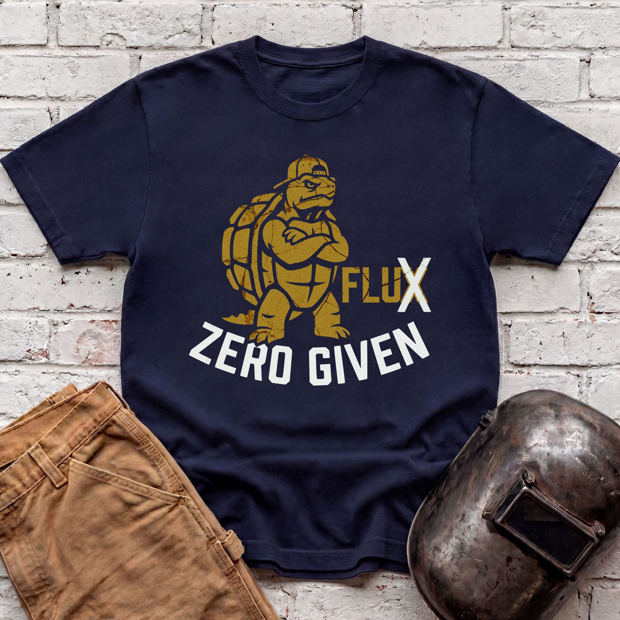 FLUX. ZERO GIVEN. Turtle T-shirt