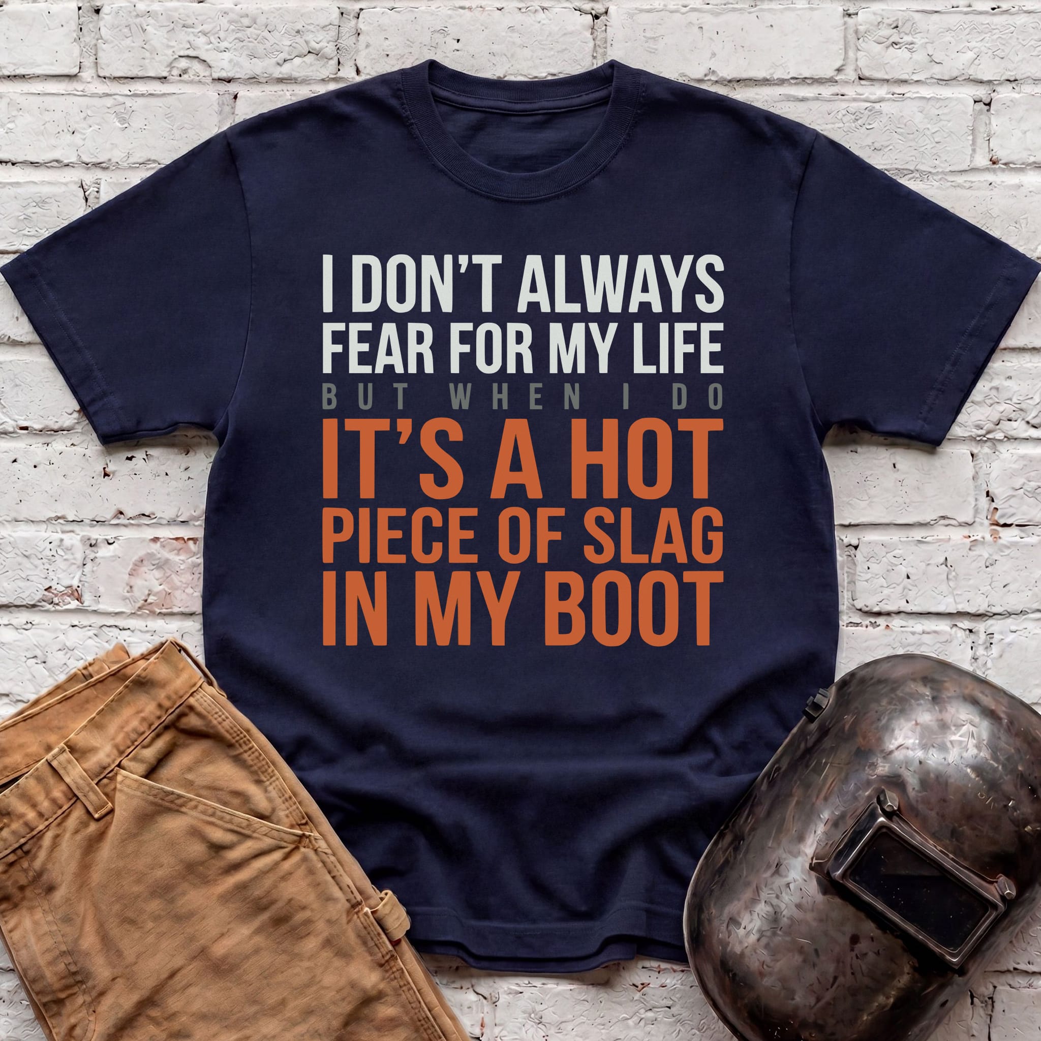 HOT SLAG in my BOOT T-shirt