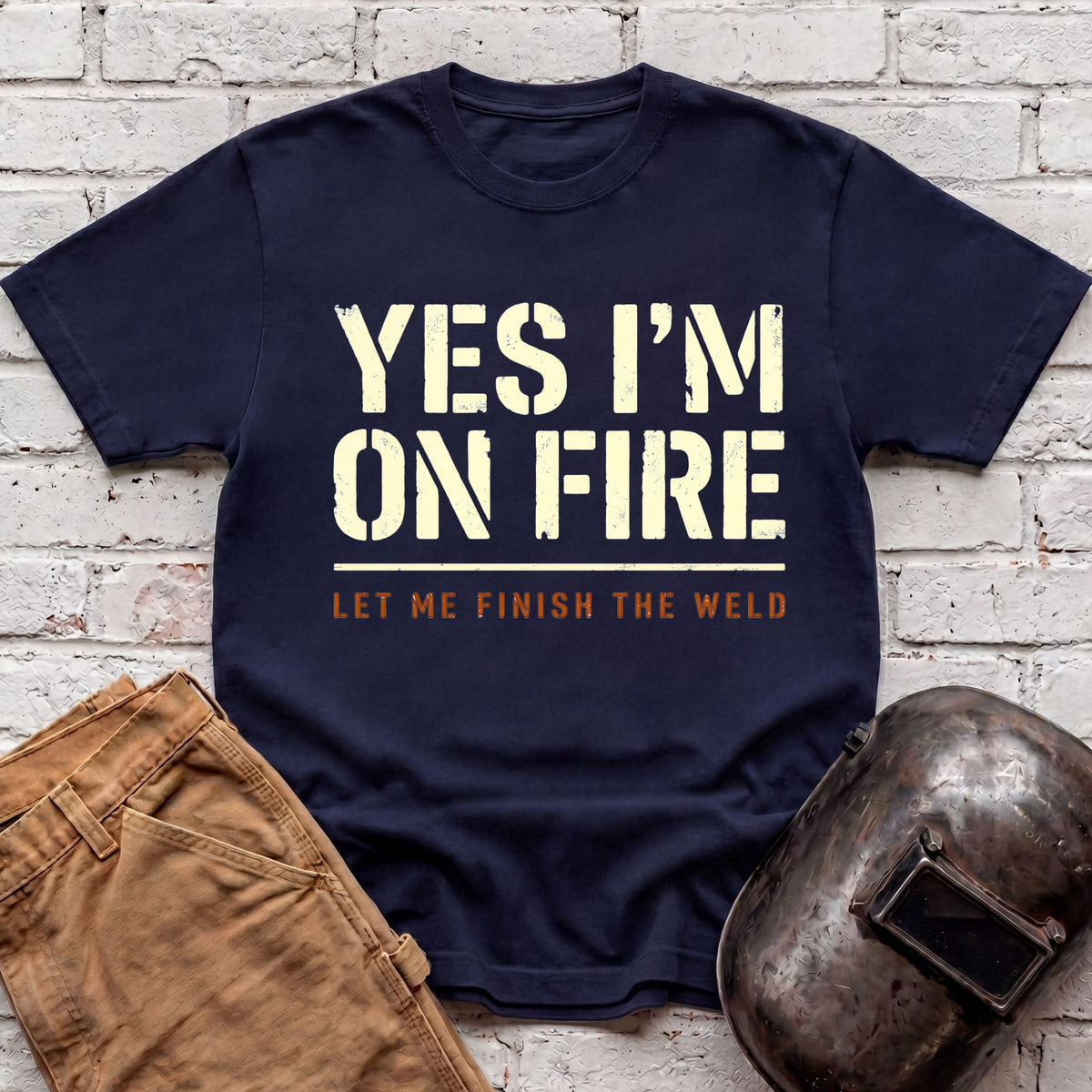 Let me finish the Weld T-shirt