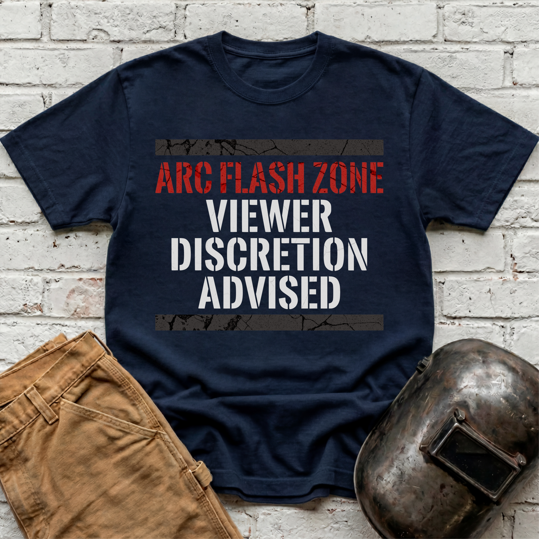 ARC FLASH ZONE Viewer Discretion Advised T-shirt