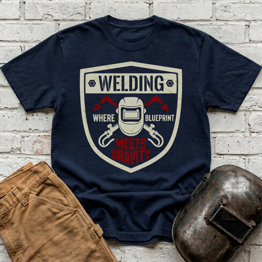 Where Blueprint Meets Gravity T-shirt