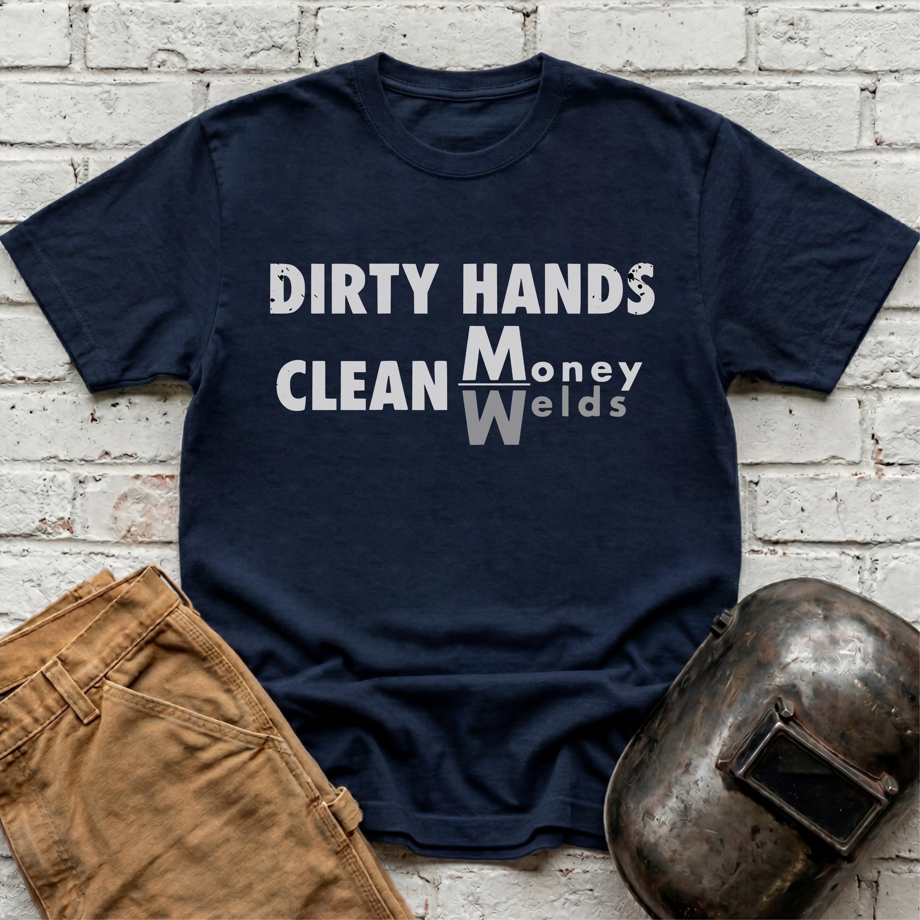 Dirty Hands Clean Money/Welds T-shirt