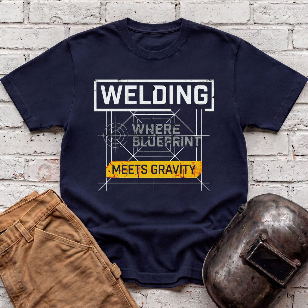 Where Blueprint Meets Gravity T-shirt