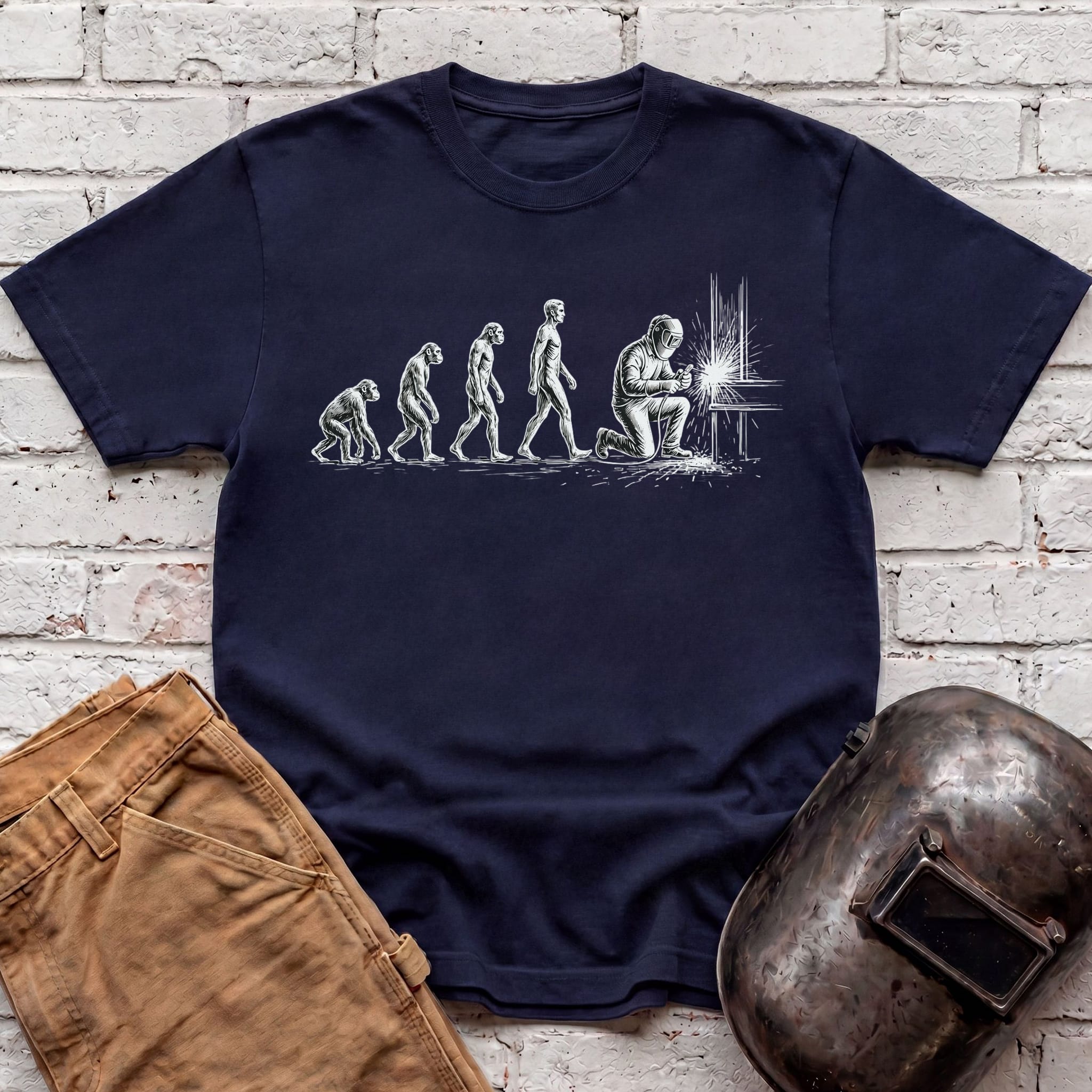 Welder evolution T-shirt