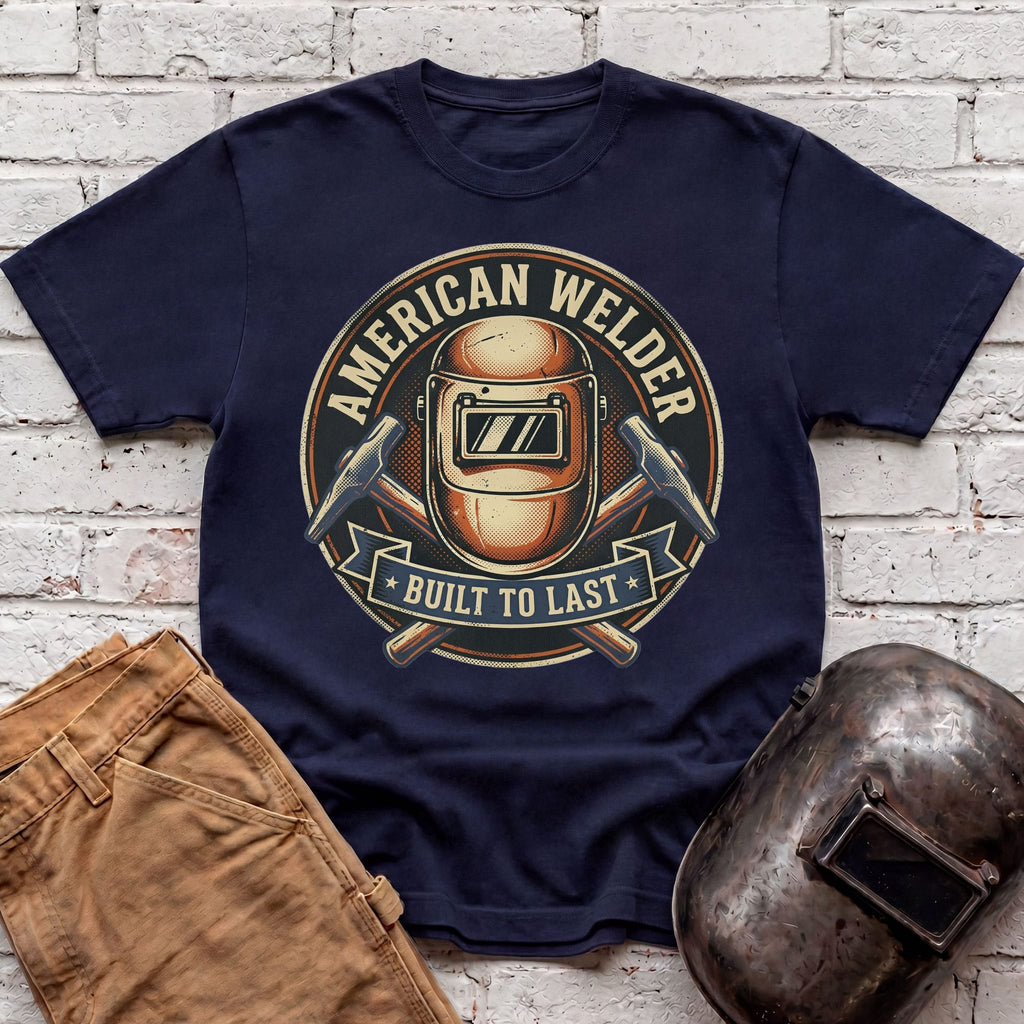 American Welder Built To Last T-shirt