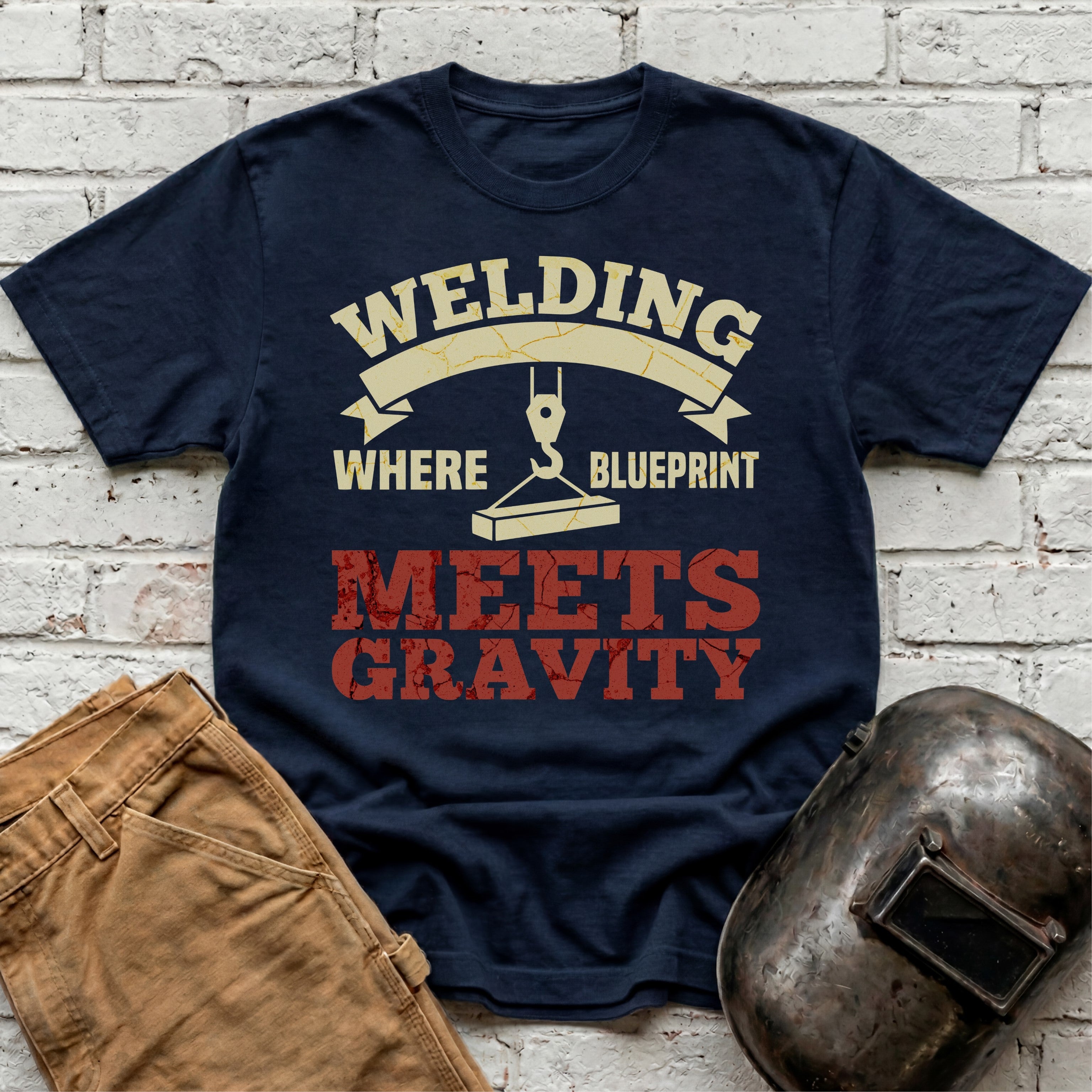 Where Blueprint Meets Gravity T-shirt