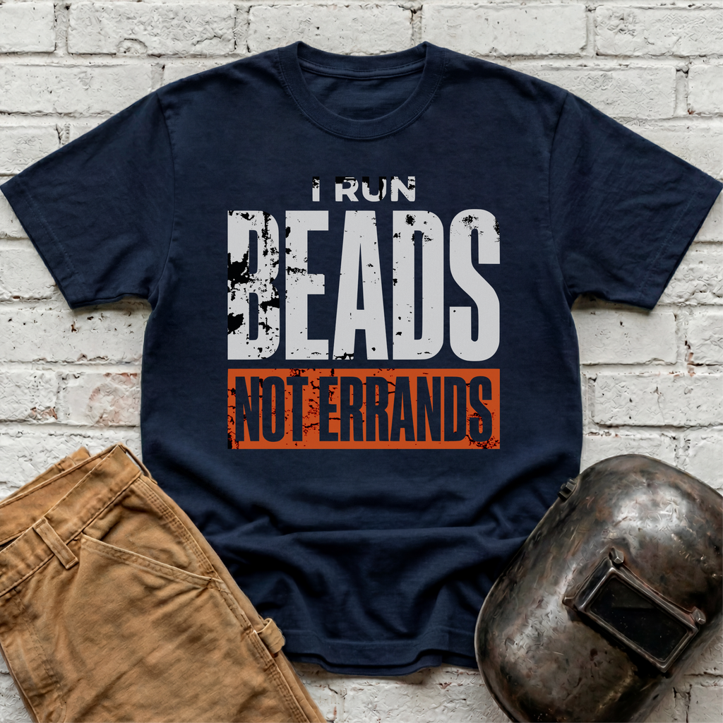 I run BEADS T-shirt