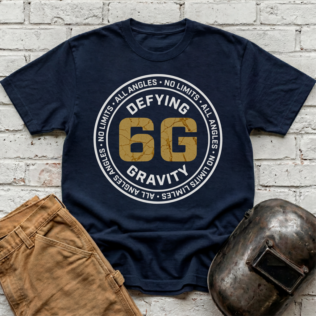 6G ALL ANGLES NO LIMITS DEFYING GRAVITY Badge T-shirt