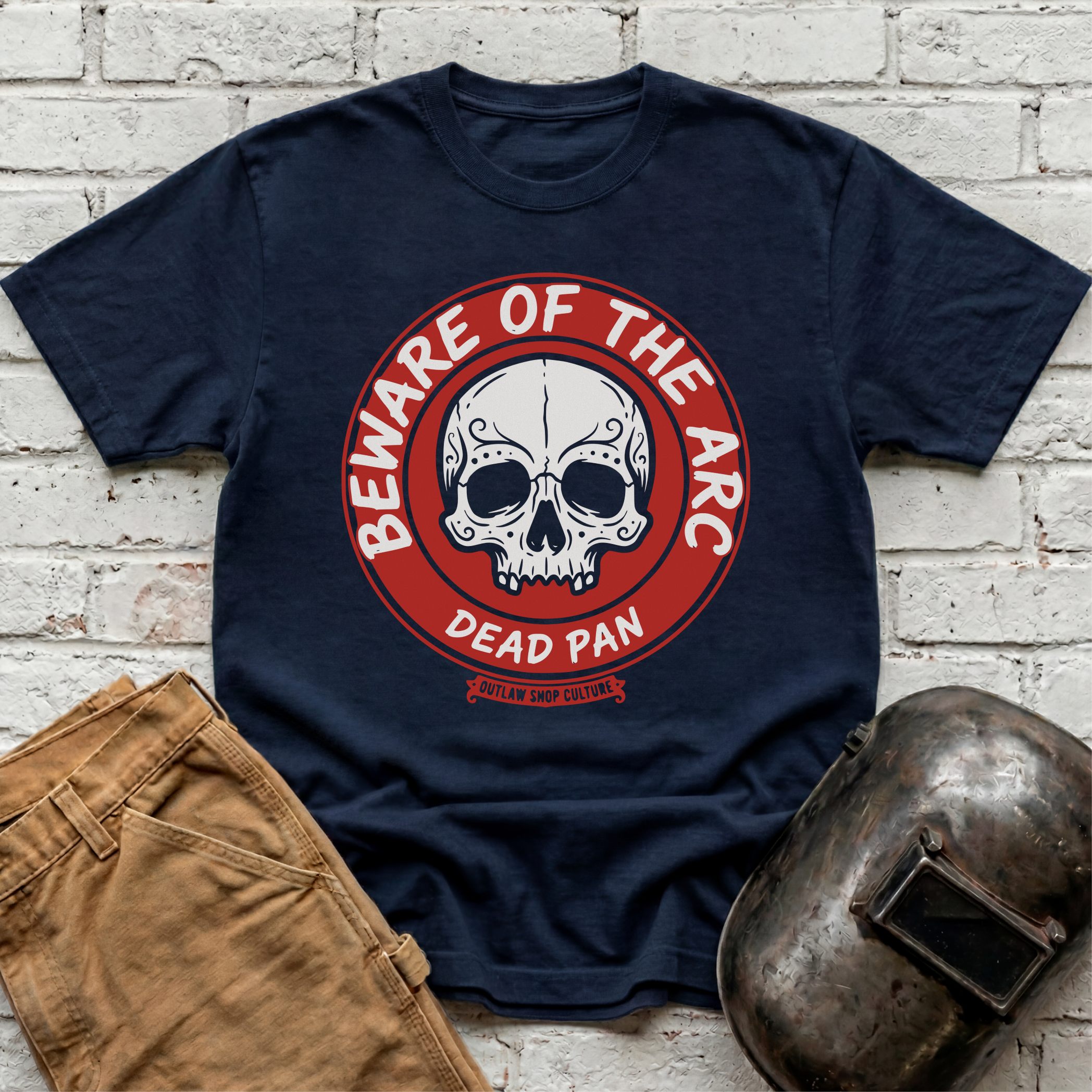 BEWARE Of The ARC Dead Pan T-shirt