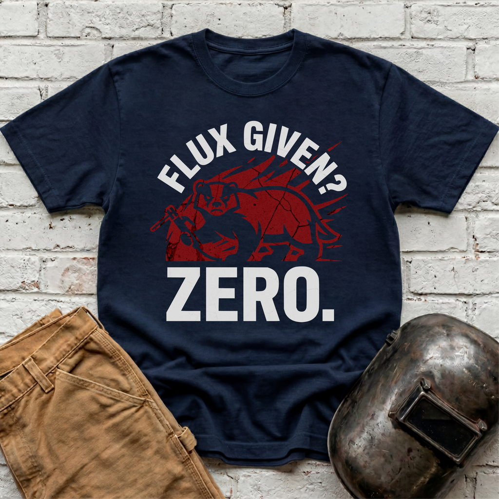 FLUX GIVEN? ZERO Badger T-shirt