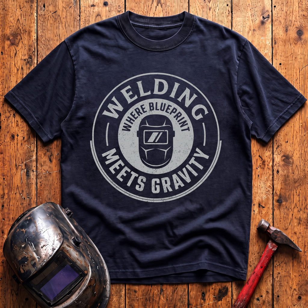 Where Blueprint Meets Gravity T-shirt
