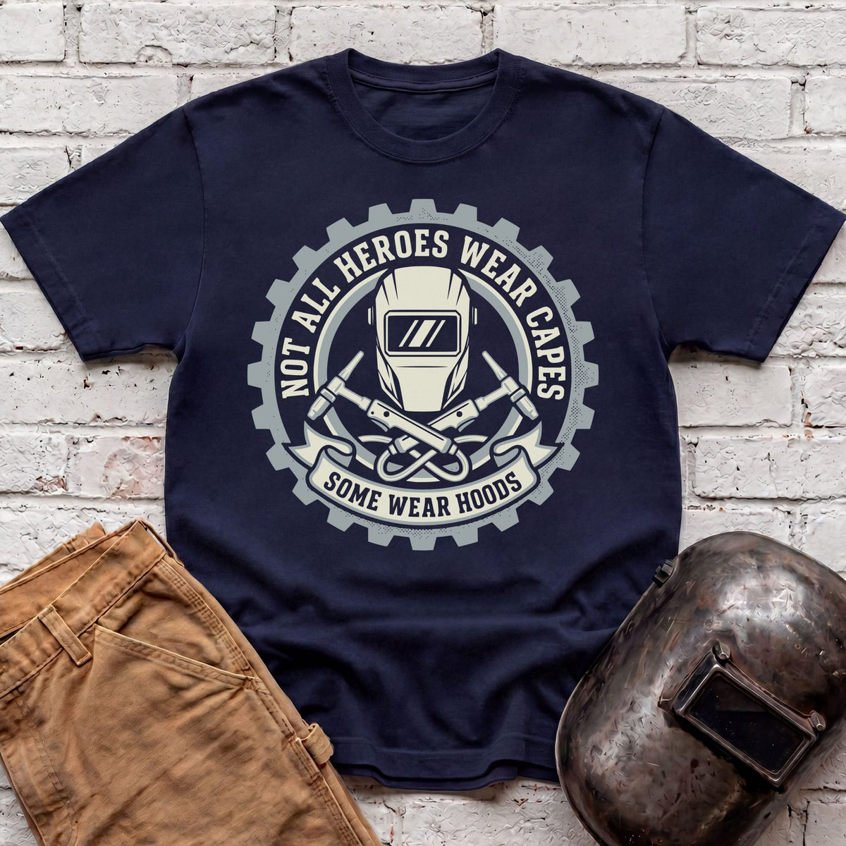 Some Heroes Wear Hoods T-shirt