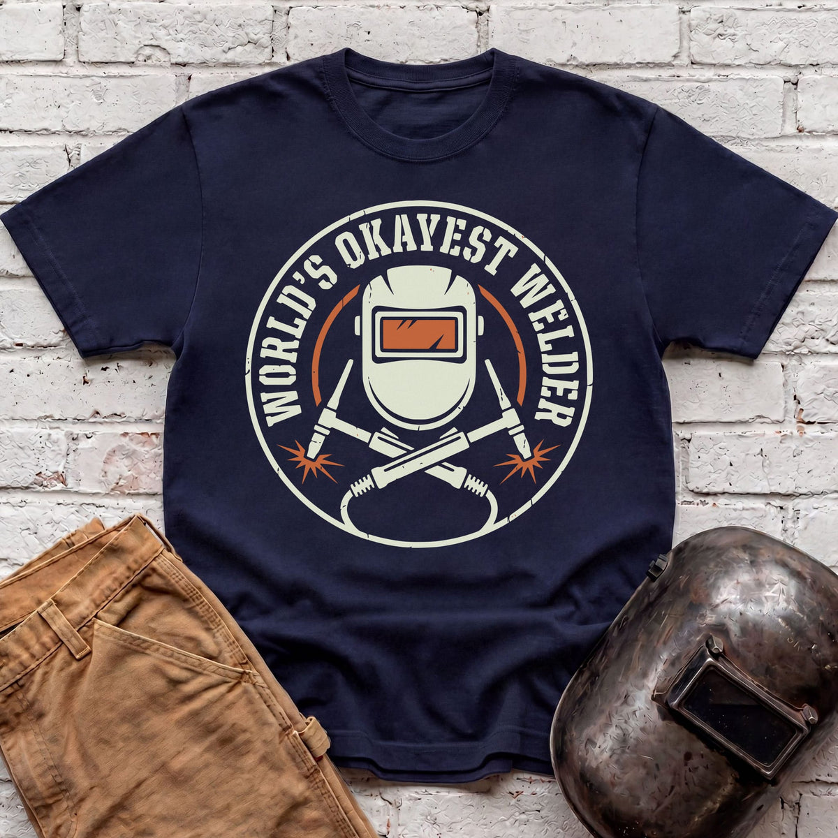World's Okayest Welder T-shirt