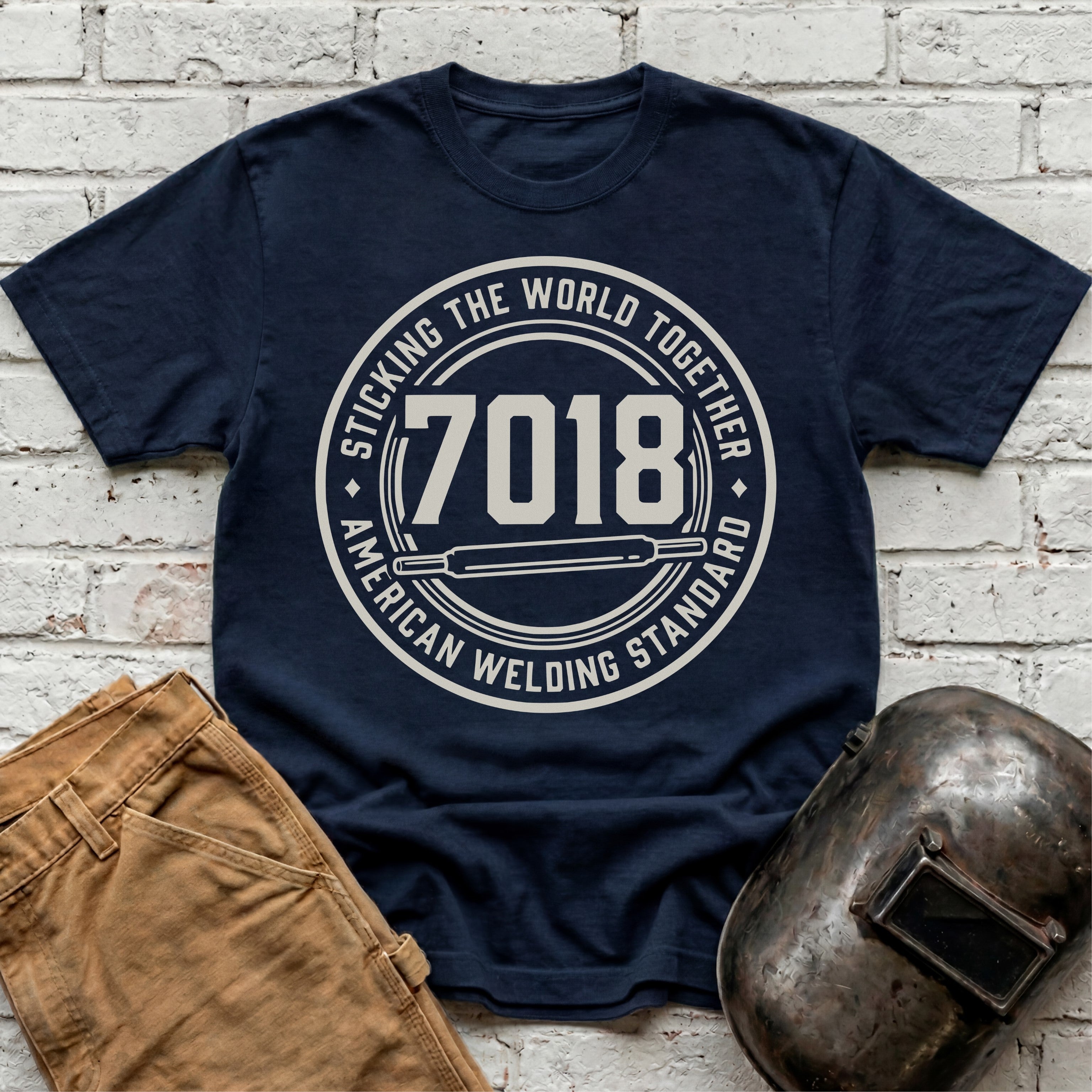 7018 Sticking The World Together T-shirt