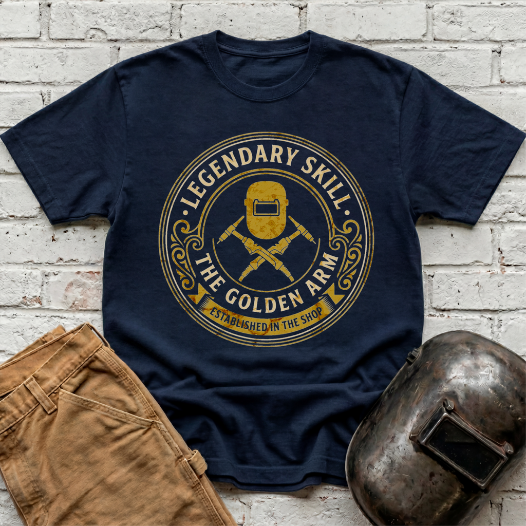 Golden Arm TIG badge T-shirt