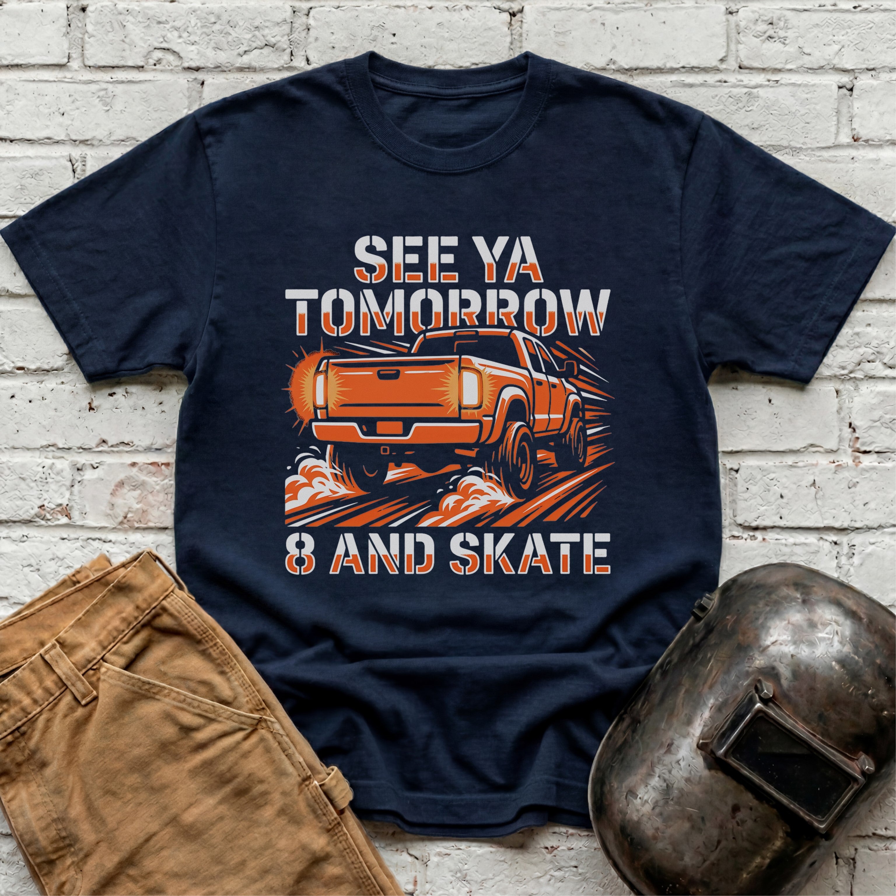 8 and SKATE T-shirt