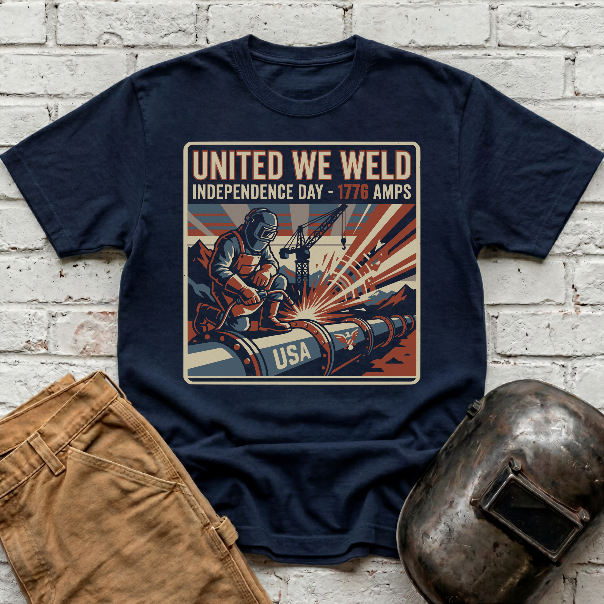 United We Weld 1776 T-shirt