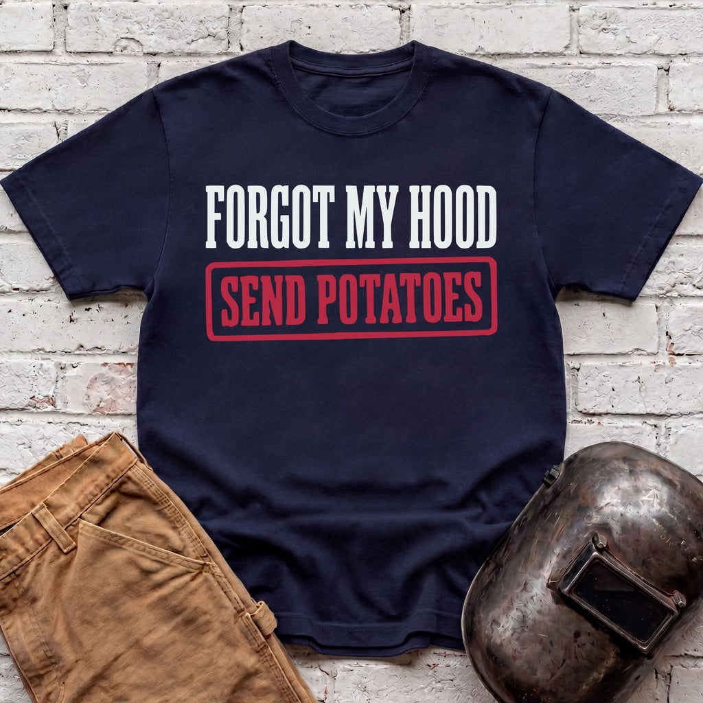 Forgot Hood SEND POTATOES T-shirt