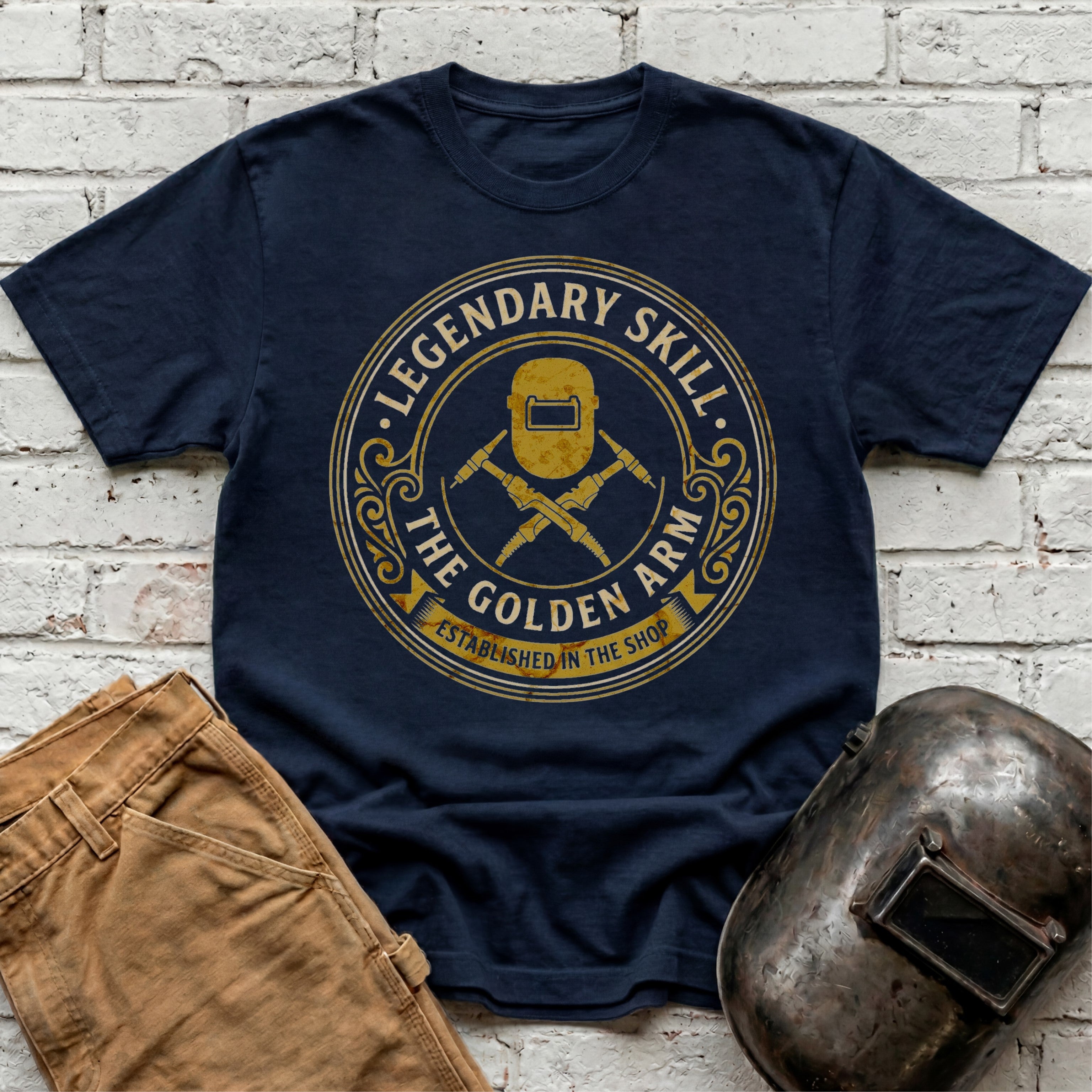 Golden Arm TIG badge T-shirt