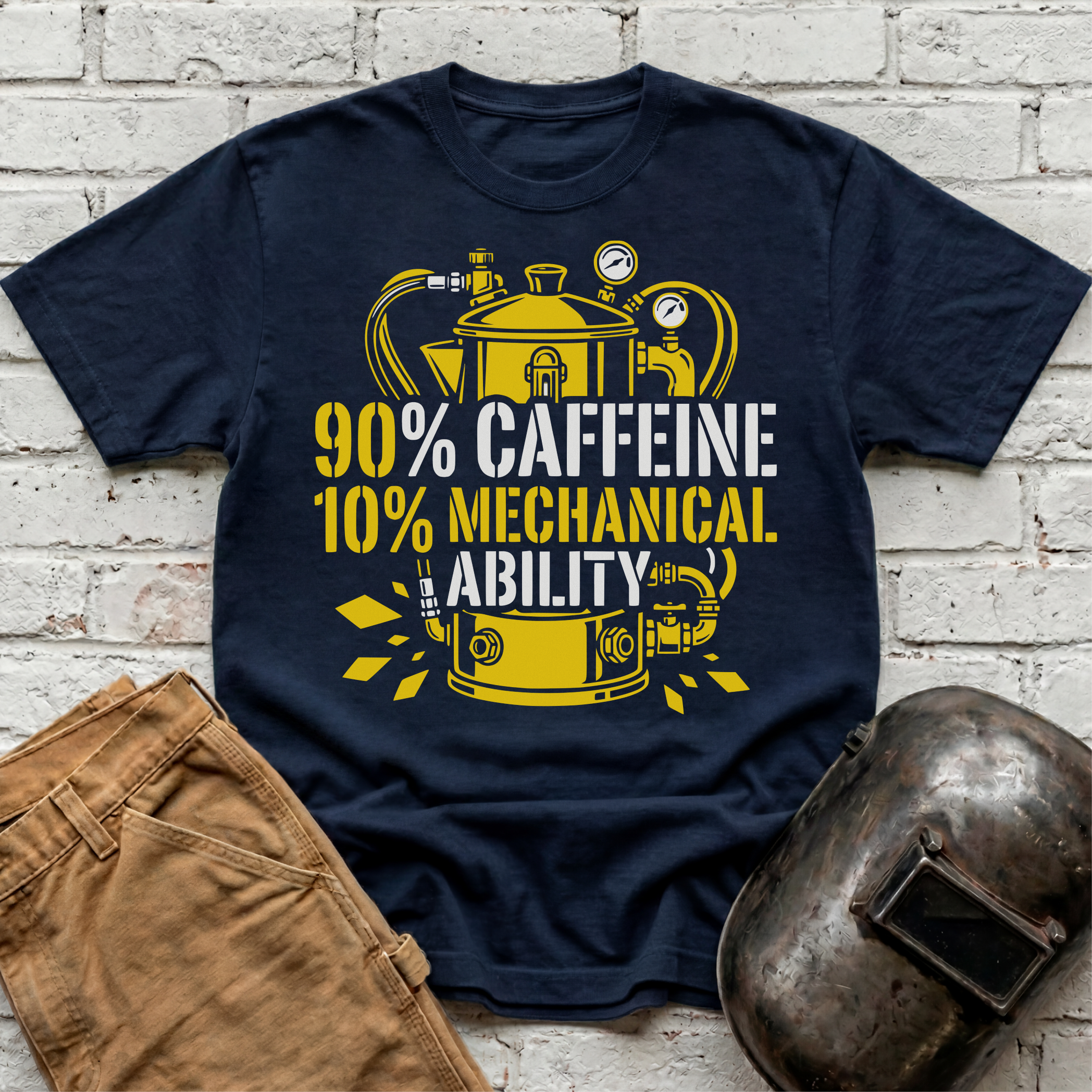 90% Caffeine 10% Mechanical Ability T-shirt