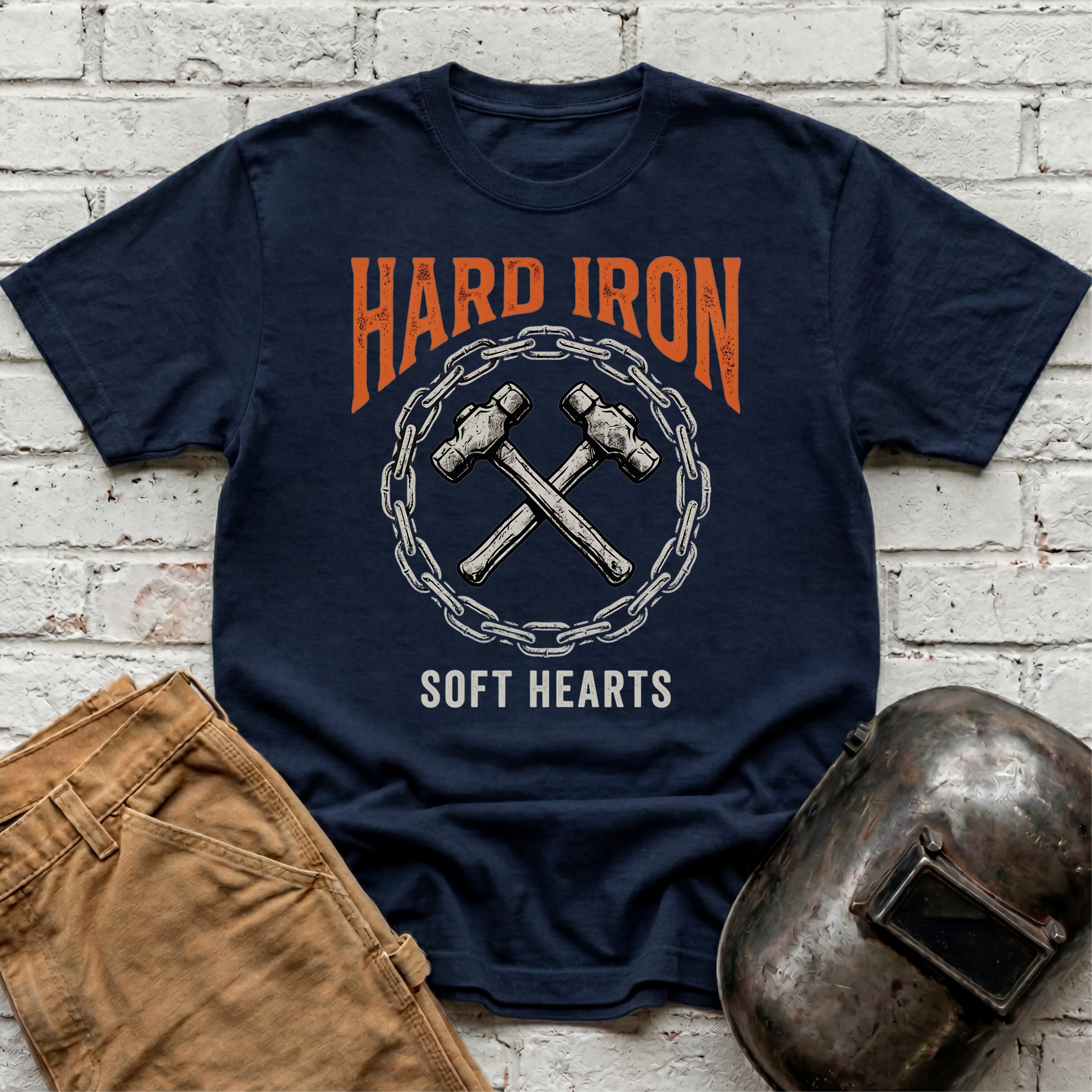 Hard Iron, Soft Hearts T-shirt