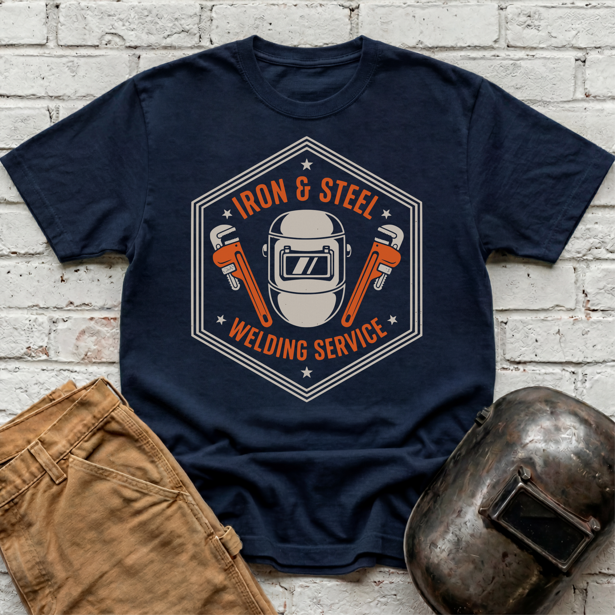 Iron&Steel Welding Service T-shirt