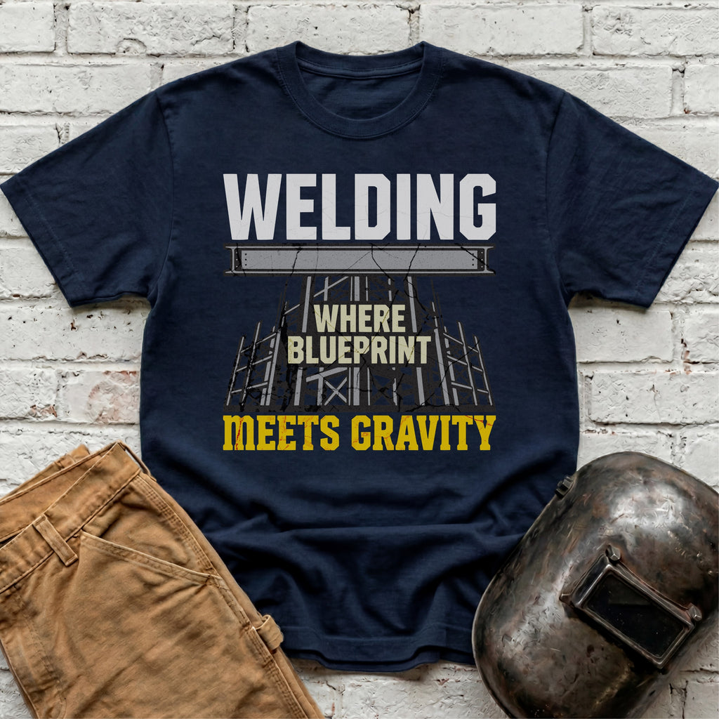 Where Blueprint Meets Gravity T-shirt