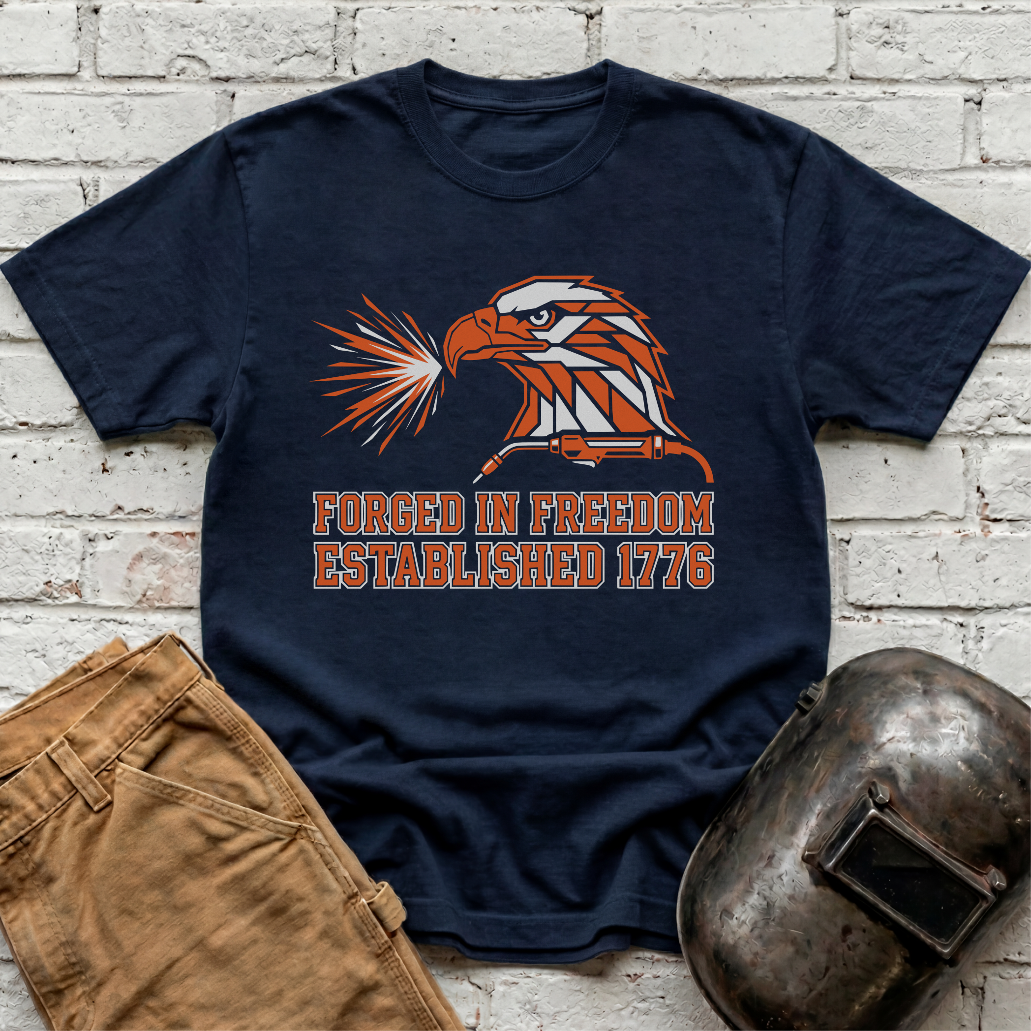 Forged in Freedom, Est. 1776 T-shirt