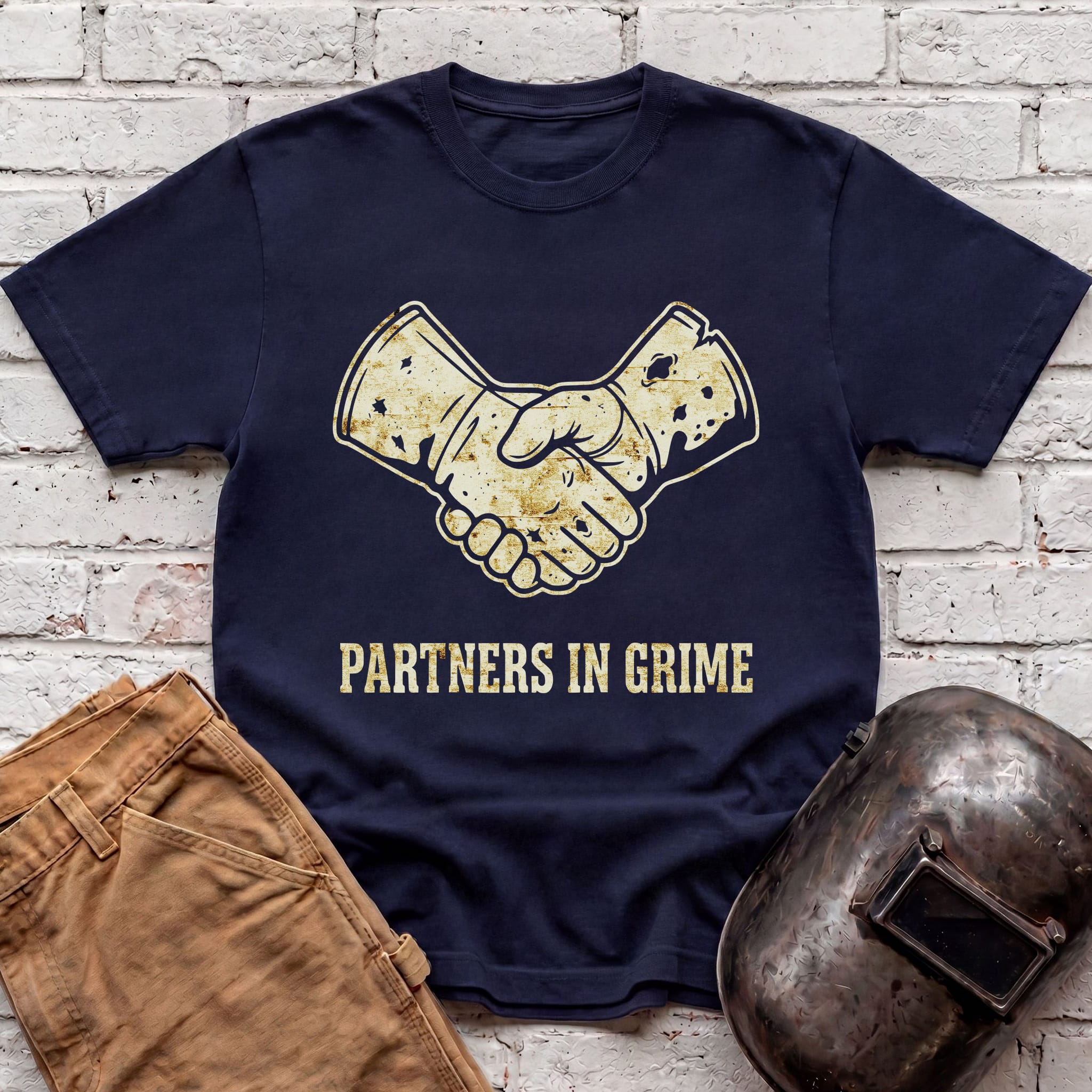 Handshake Partners in Grime T-shirt