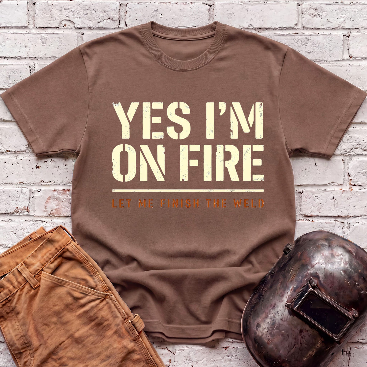 Let me finish the Weld T-shirt