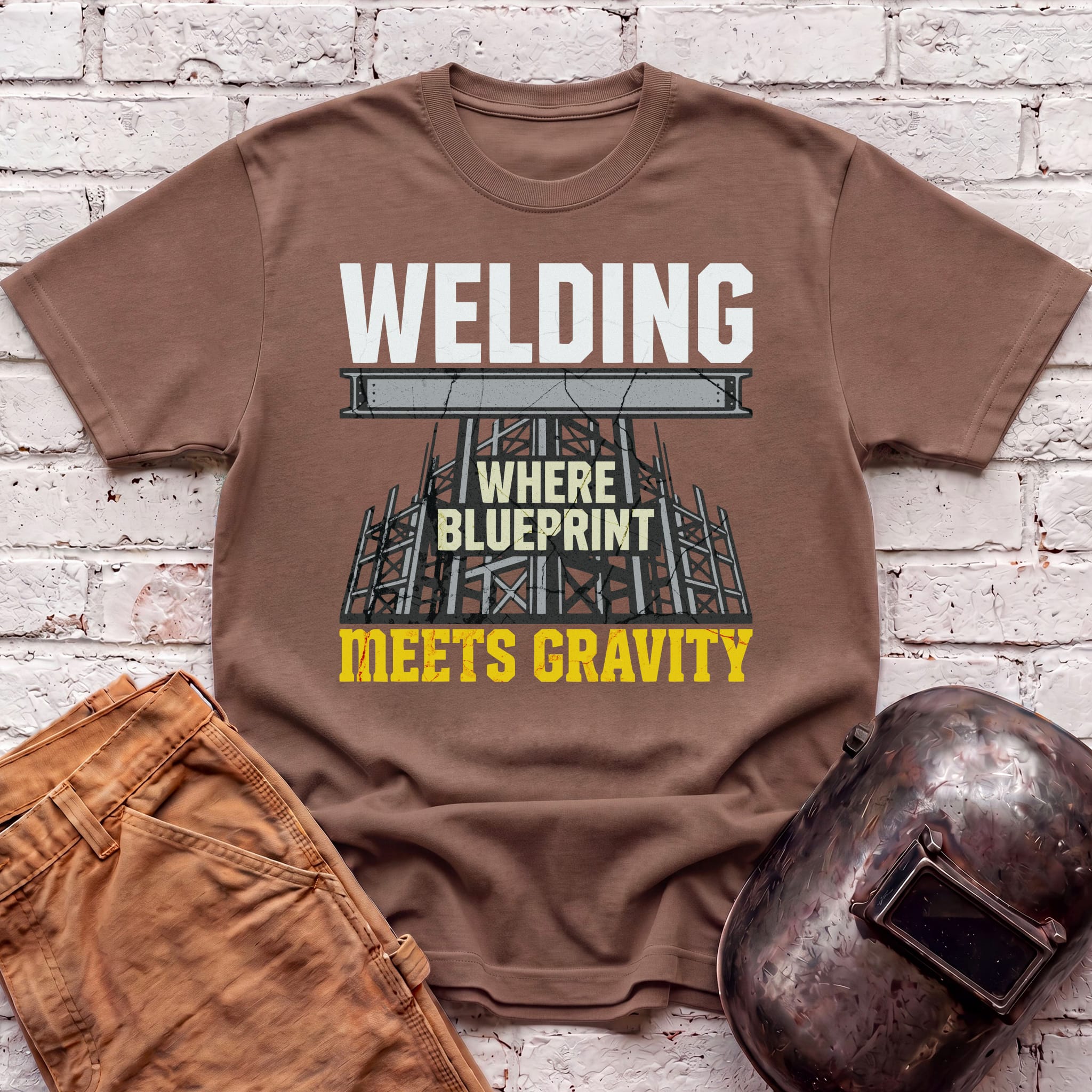 Where Blueprint Meets Gravity T-shirt