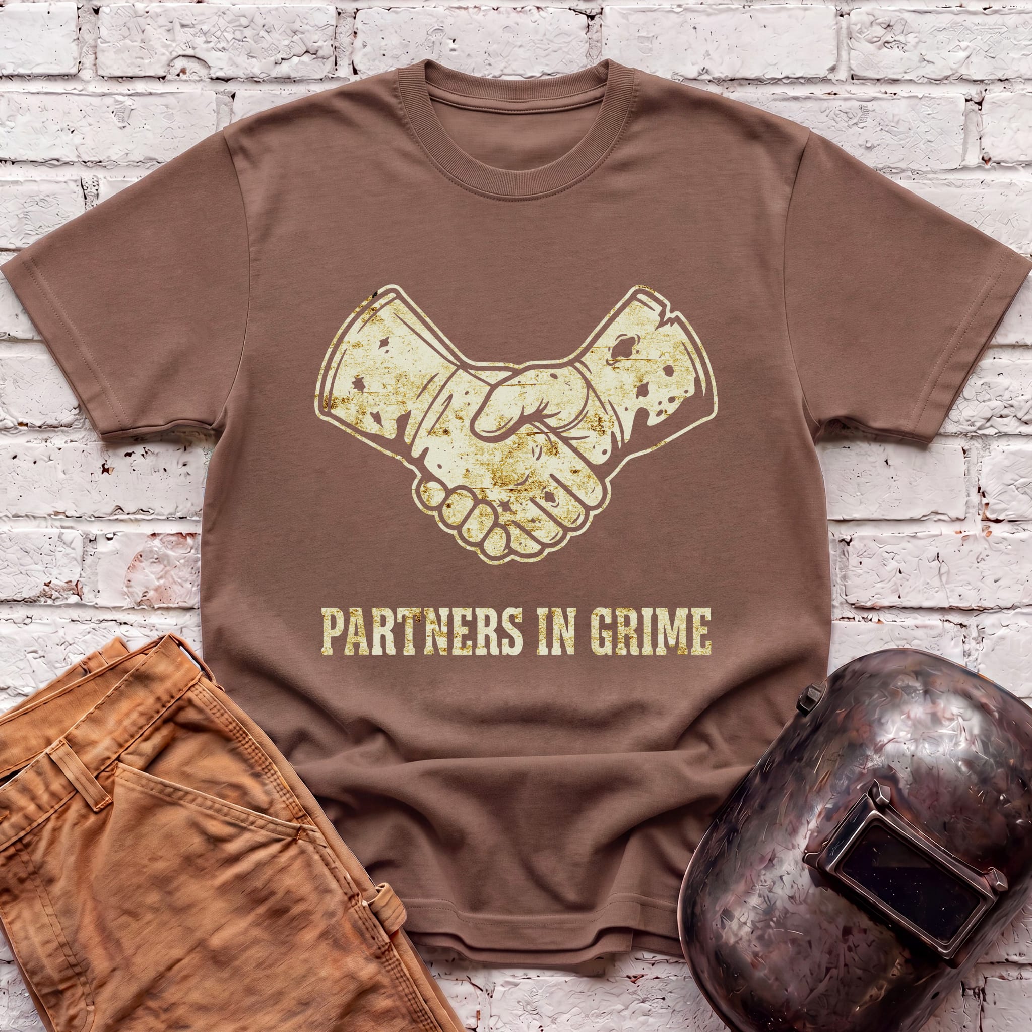 Handshake Partners in Grime T-shirt