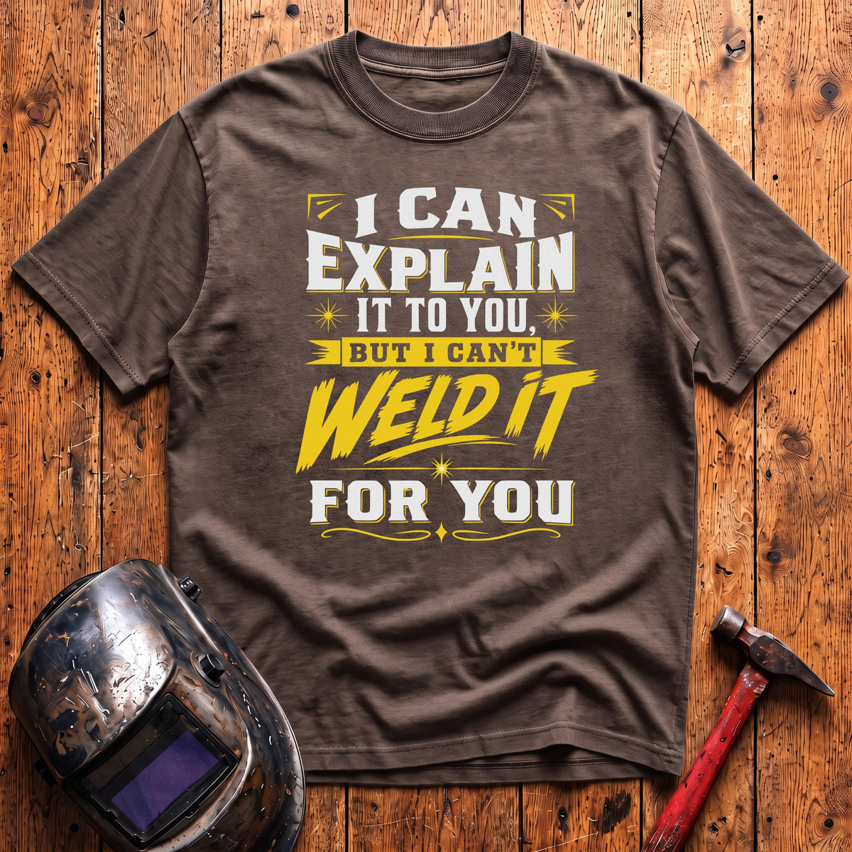 I can explain it too... T-shirt