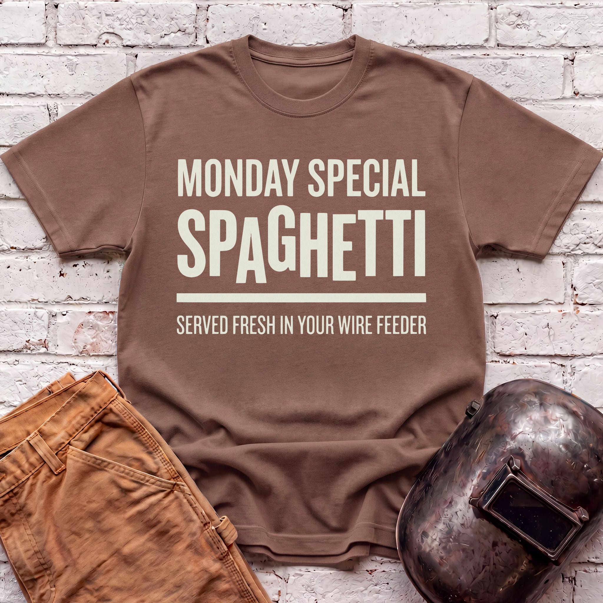 Monday special SPAGHETTI in your WIRE FEED T-shirt