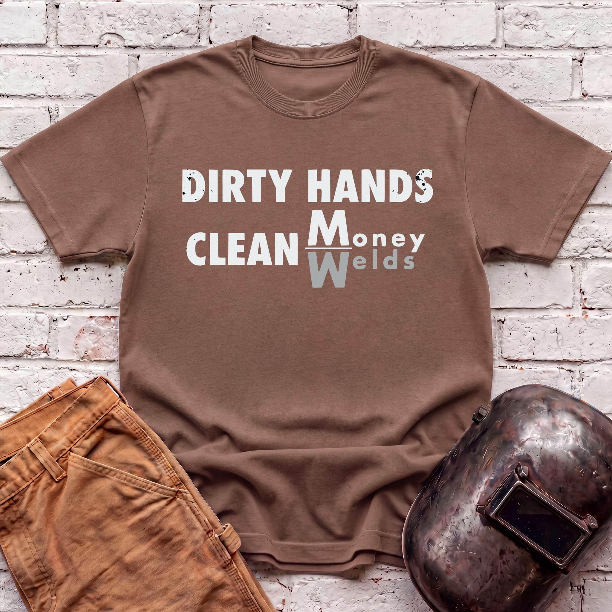 Dirty Hands Clean Money/Welds T-shirt