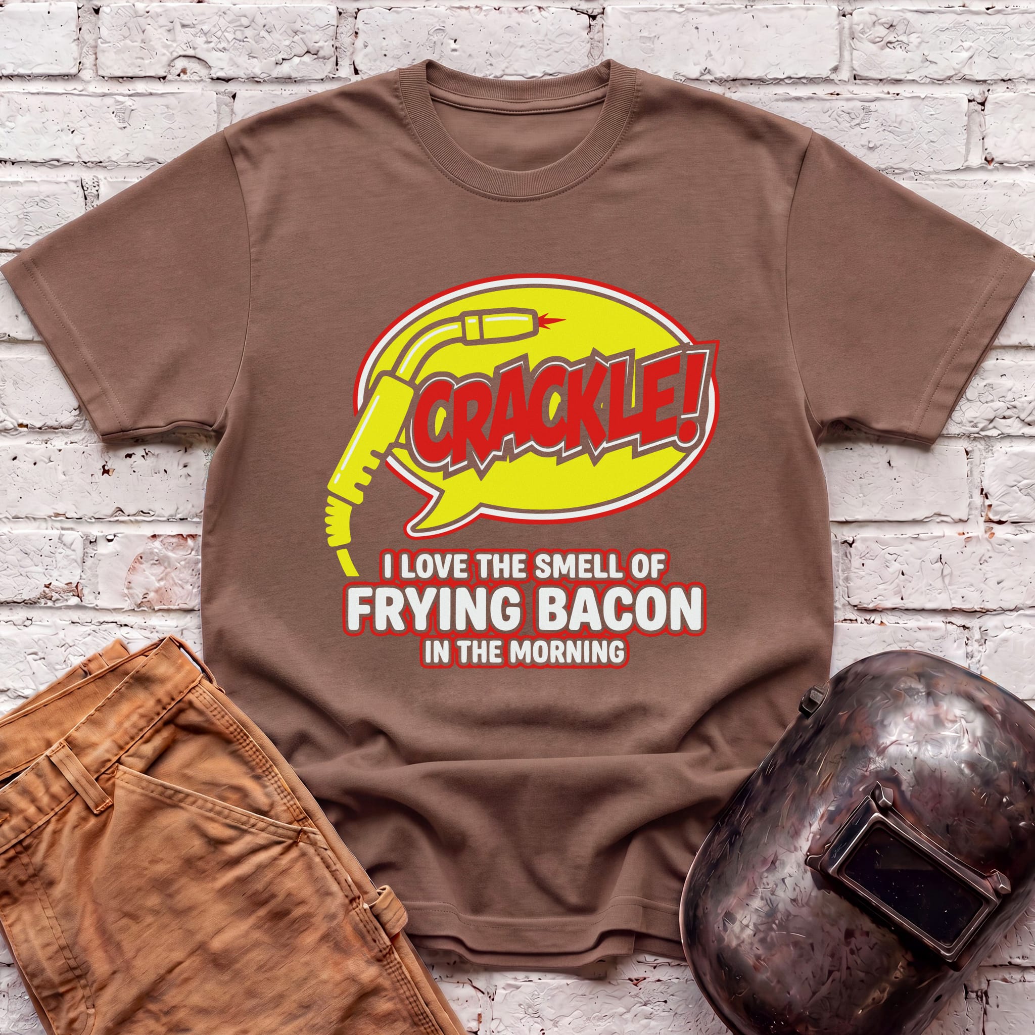 CRACKLE Frying Bacon T-shirt