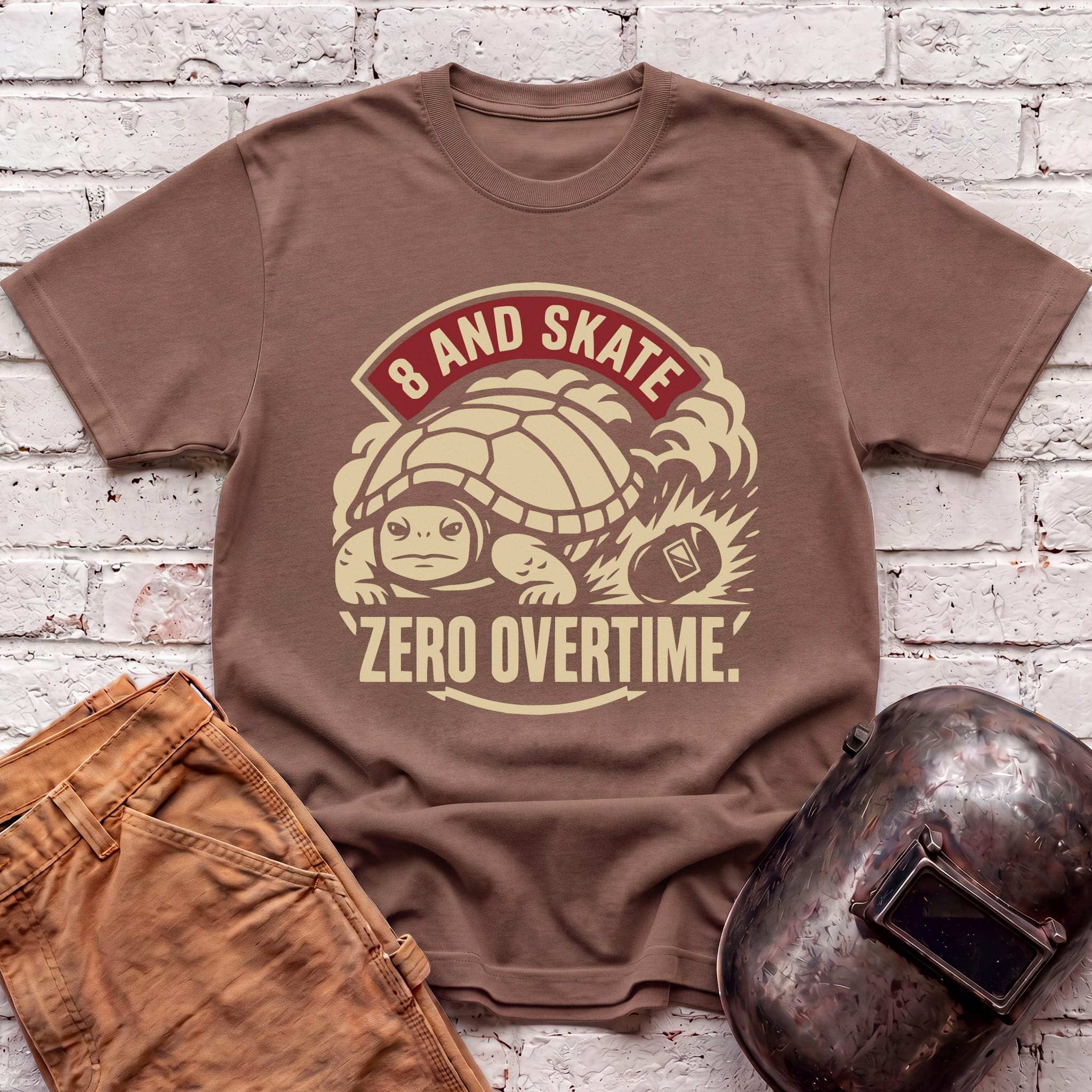 8 AND SKATE Zero Overtime Turtle T-shirt