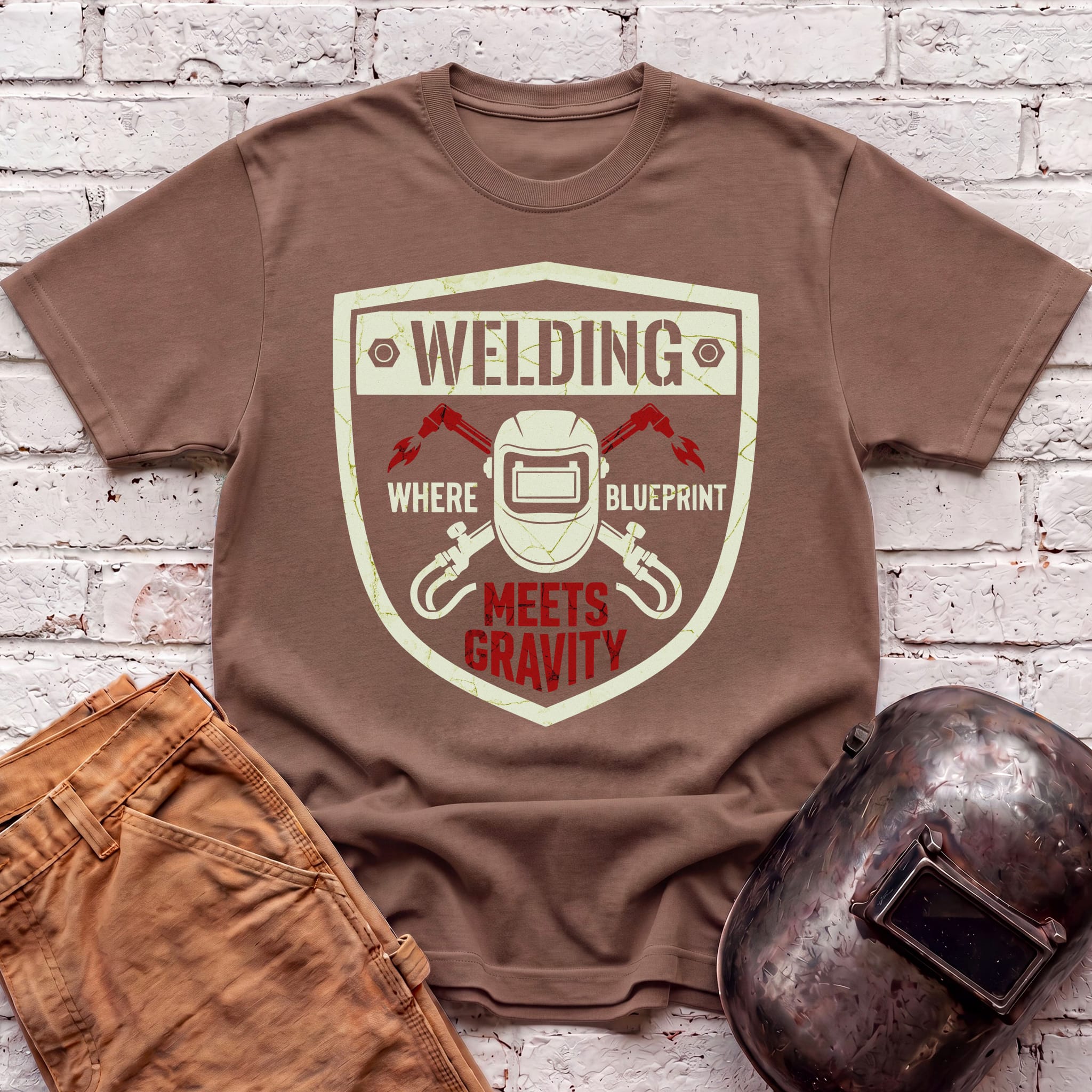 Where Blueprint Meets Gravity T-shirt