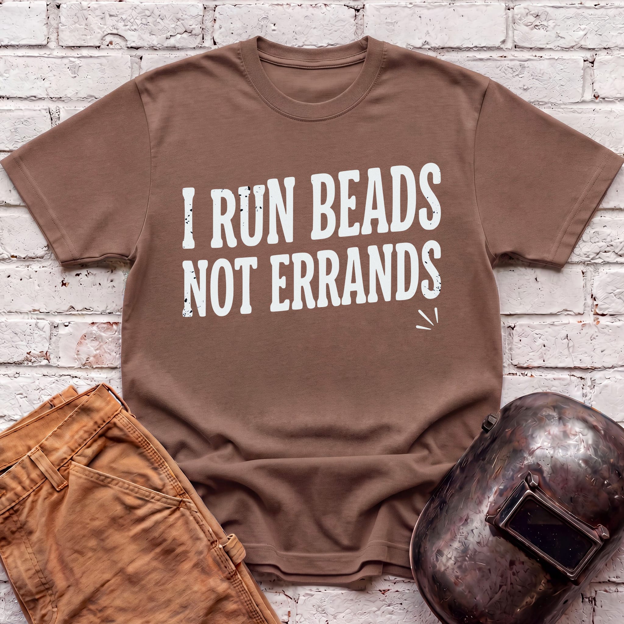 I run BEADS not errands T-shirt