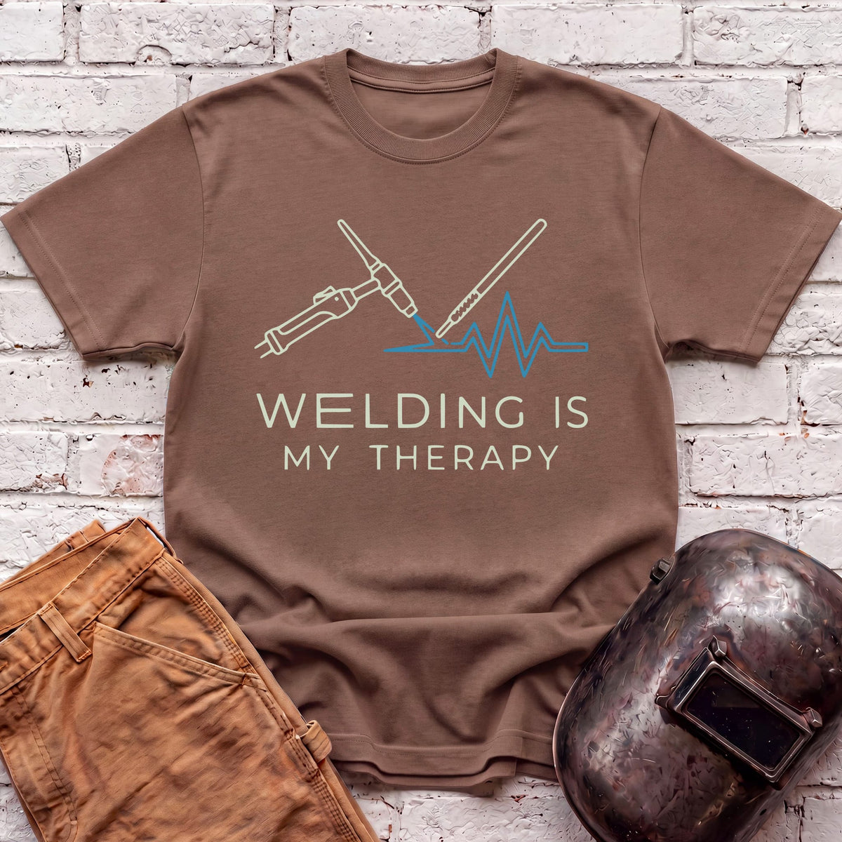 Welding Is My Therapy T-shirt