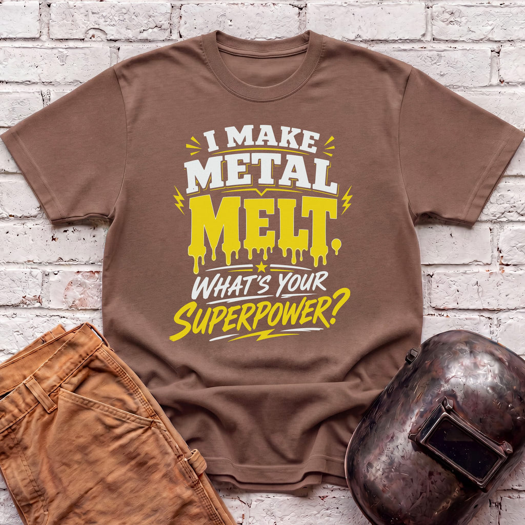 Melting Metal Superpower T-shirt