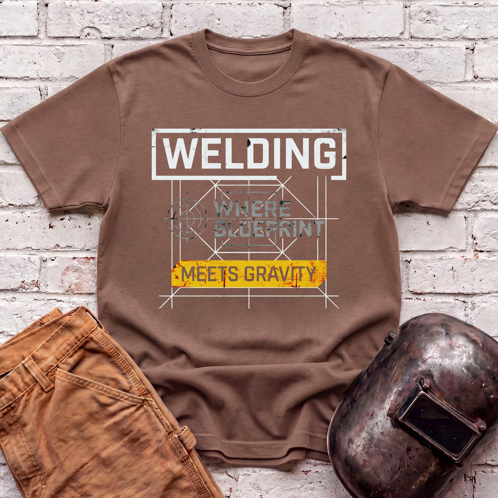 Where Blueprint Meets Gravity T-shirt