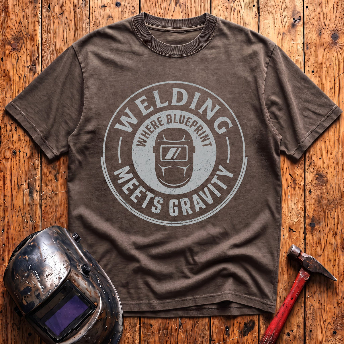 Where Blueprint Meets Gravity T-shirt