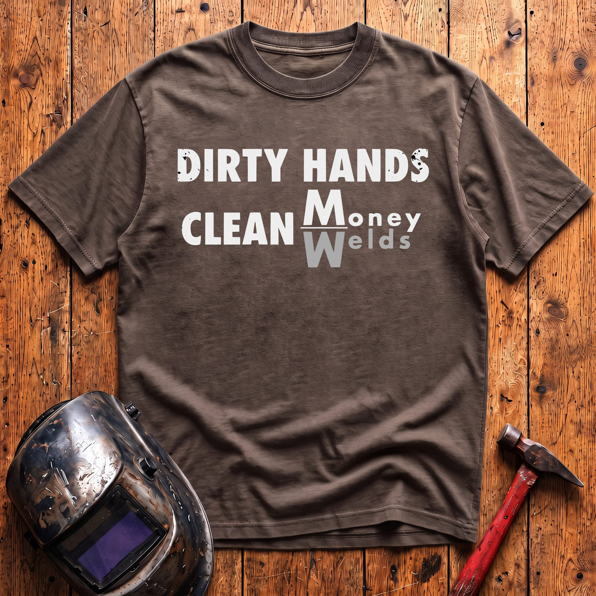 Dirty Hands Clean Money/Welds T-shirt
