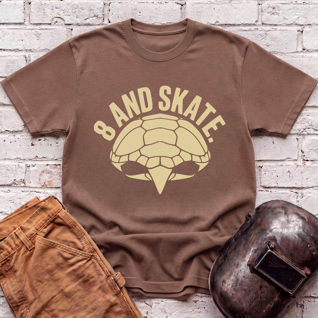 8 AND SKATE Turtle T-shirt