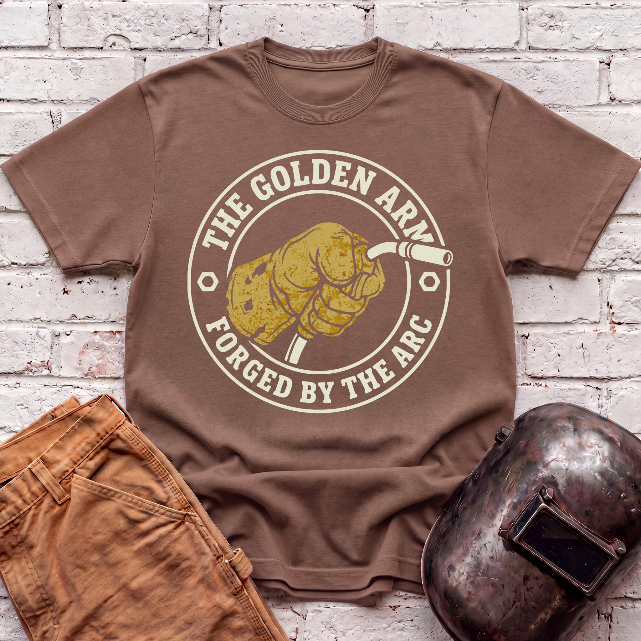GOLDEN ARM badge MIG T-shirt
